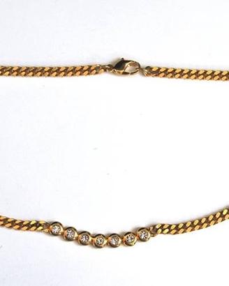 Collana girocollo vintage grumetta