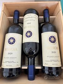 Sassicaia diverse annate