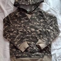 Felpa chiusa mimetica bimbo BluKids