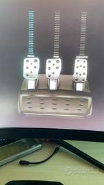 volante con pedaliera e cambio x play station