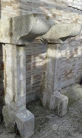 4 camini in pietra artigianali (lavorati a mano)