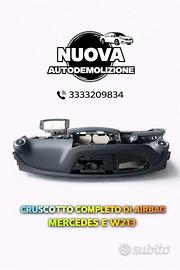 Cruscotto completo di airbag mercedes e w213