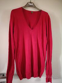 Maglione rosso Benetton