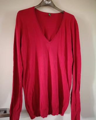Maglione rosso Benetton