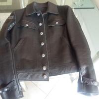 Giubotto pelle Gianni Versace