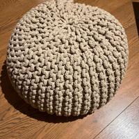 Pouf beige
