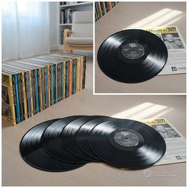 100 Vinili Jazz + enciclopedia + giradischi