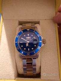 Orologio invicta diver acciaio oro