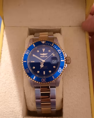 Orologio invicta diver acciaio oro