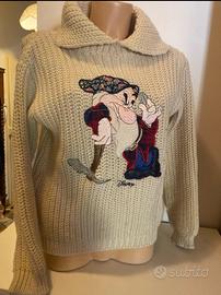 Maglione vintage Emmanuel Schvili Disney Brontolo