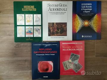 Libri di Medicina Vari N°5 Perfette Condizioni