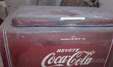  coca cola frigo 1960 a pozzetto, originale