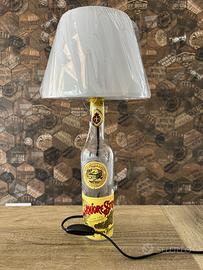 Lampada bottiglia abat jour liquore strega