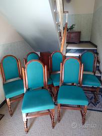 Sedie per sala imbottite 6pz