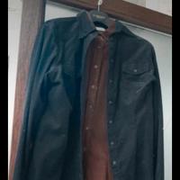 Set 2 camicie in velluto 