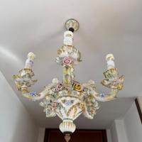 Lampadario in porcellana