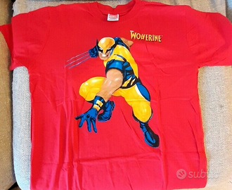 Maglietta supereroi Marvel t shirt x men Wolverine