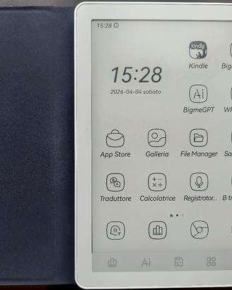 bigme b6 bianco e nero e-reader