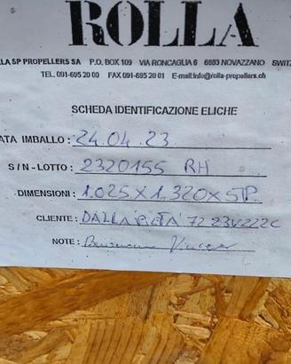 Coppia eliche Rolla