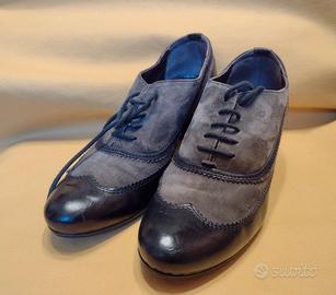 Scarpe francesine vera pelle 37