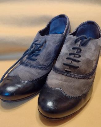 Scarpe francesine vera pelle 37