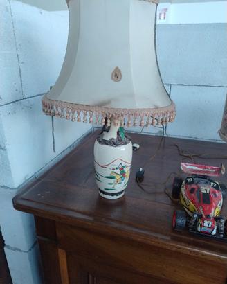 abatjour con base vaso cinese