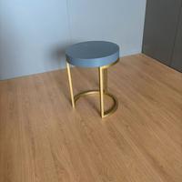 Comodino ferro legno laccato tpndo