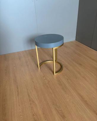 Comodino ferro legno laccato tpndo