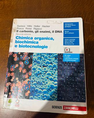 Libro Chimica organica, biochimica e biotecnologie