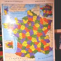 carta geografica Francia 