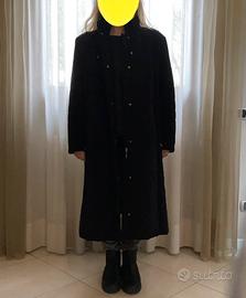 Cappotto lungo imbottito nero tg. 52
