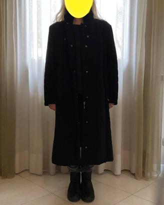 Cappotto lungo imbottito nero tg. 52