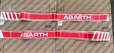 Strisce laterali Adesive ABARTH 500 Colore ROSSO N