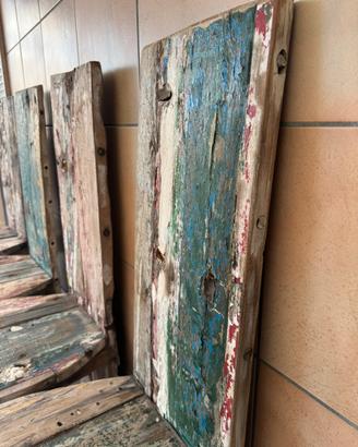 N 4 sedie in legno massiccio