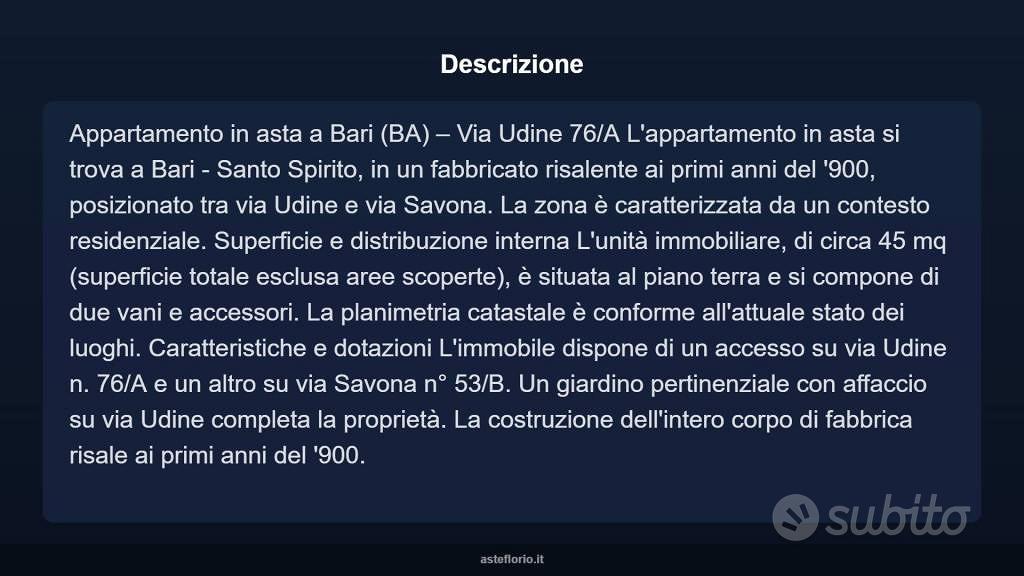 Appartamento – Bari, Santo Spirito - Vista 4