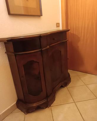 Mobile d'ingresso in legno massello