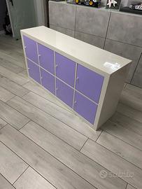 Mobile ikea kallax bianco lucido