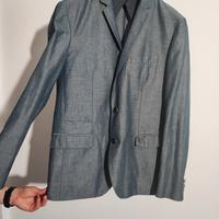 Giacca elegante grigio argento Sisley