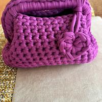 Clutch bag fatta a mano