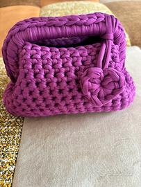 Clutch bag fatta a mano