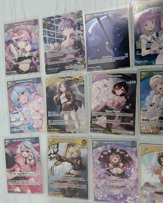 Hololive: lotto 85 carte, set Ayakashi Vermillion