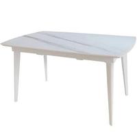 Tavolo Target Oceano 140 piano in grès calacatta