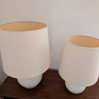 Portalampade da tavolo (n° 2), con base ceramica