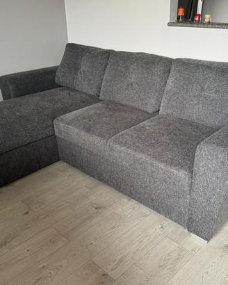 Divano letto 3 posti con contenitore
