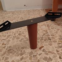 Gambe letto con staffe 