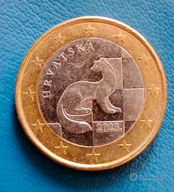 Moneta 1 Euro Croazia Hrvatska 2023
