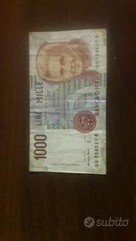 Banconota 1000 lire .