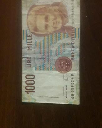 Banconota 1000 lire .