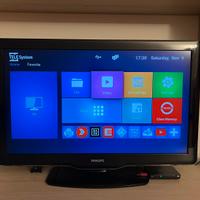 Televisione TV Philips LCD Full HD 37” con decoder