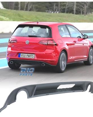 DIFFUSORE PER VOLKSWAGEN VW GOLF 7.5 17-20 LOOK GT